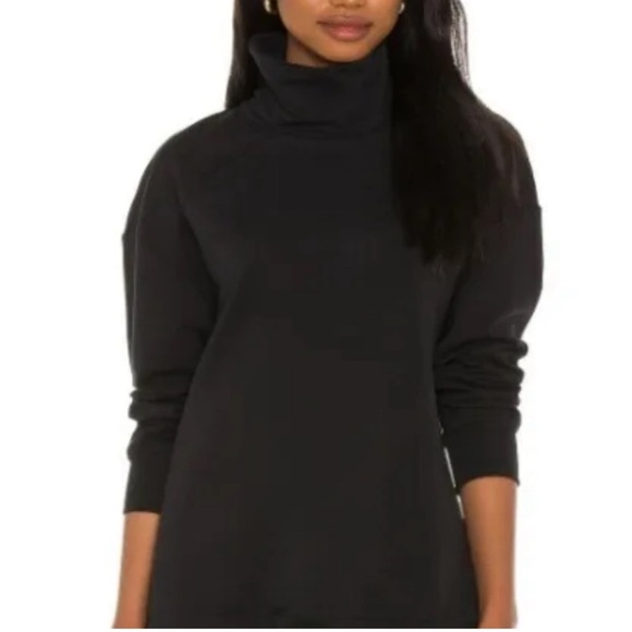 saint + sofia Sweaters - Saint + Sofia Black Cowl Neck Sweater